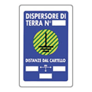 Cartello dispersore di terra 20x 30 b08lr3qqpw