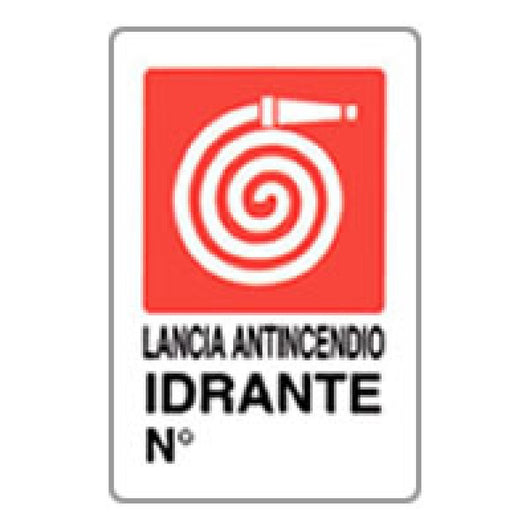 Cartello idrante 20x30 b016dx6ls c