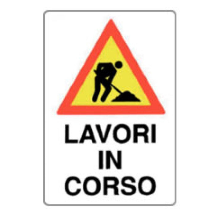 Cartello lavori in corso 50x70 b 08lr2qz9q