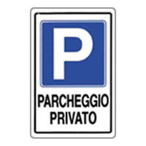 Cartello parcheggio privato 20x3 0 b08x9q9k9x