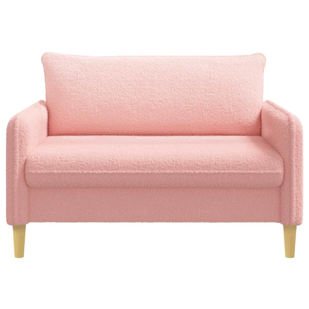 Poltrona XXL Rosa Bouclé 42043564