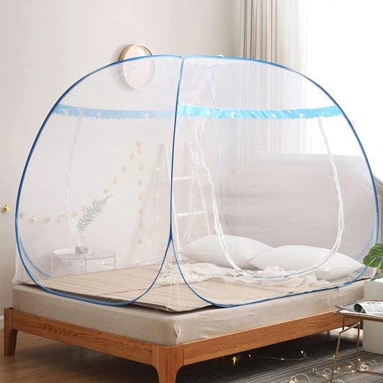 Tenda pop-up a due posti - installazione facile - 180 x 200 x 150 cm - grande tenda pop-up con rete anti-zanzare - tenda portatile per viaggi - protezione contro gli insetti - difesa contro le zanzare