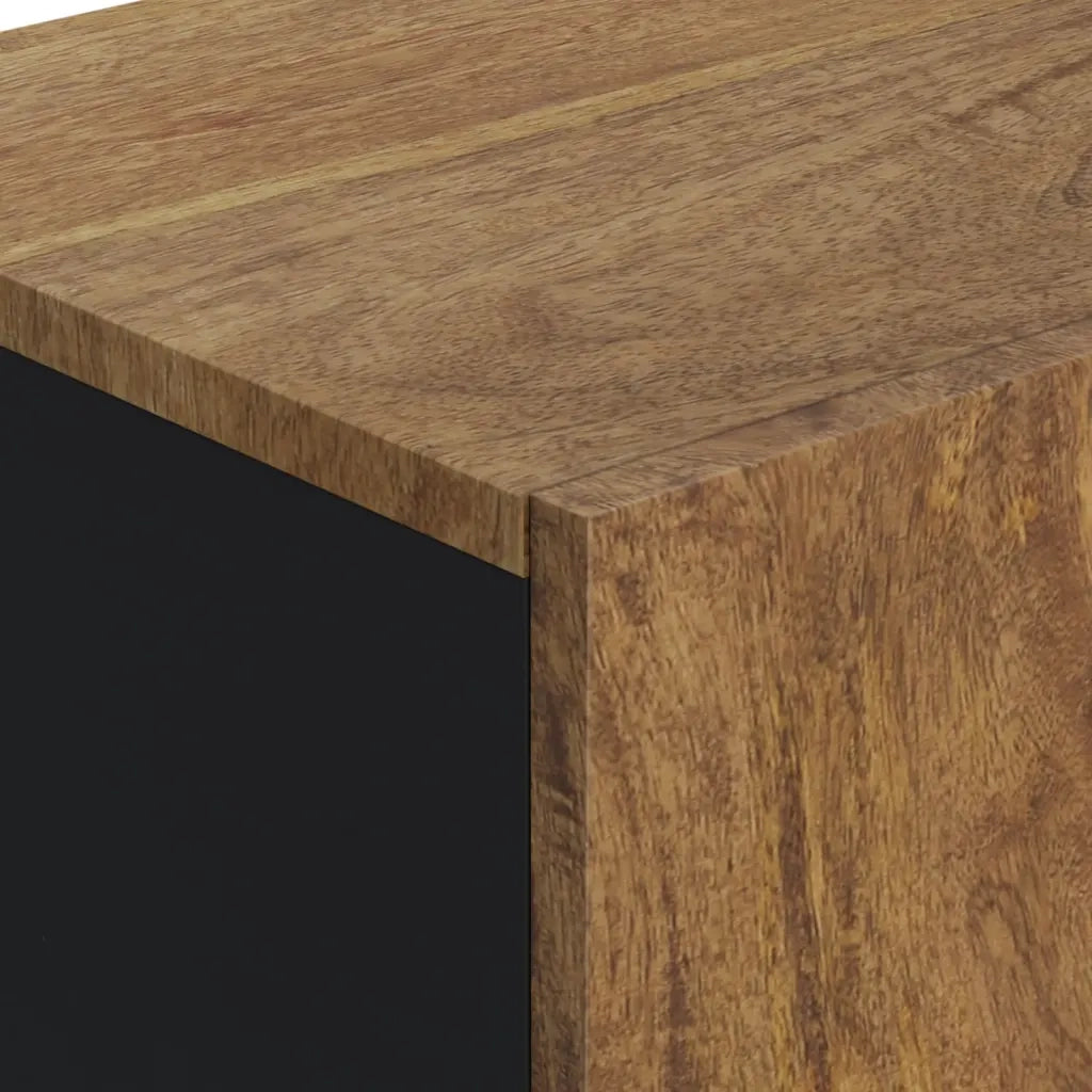 Credenza con Anta 40x31x75 cm in Legno Massello di Mango 352912
