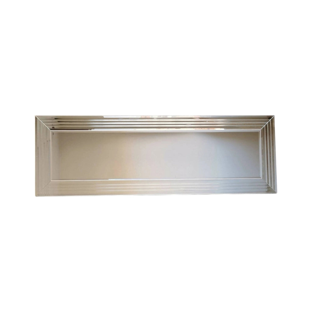 Nanto, Specchio Forma Rettangolare, 2.2x40h cm Argento