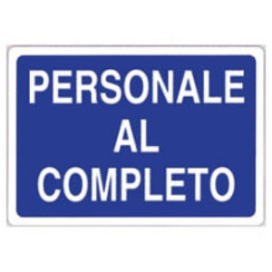 Cartello personale al completo 5 0x70 b08lr2pkfl