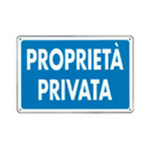 Cartello proprieta  privata 20x3 0 b08lqzsy72