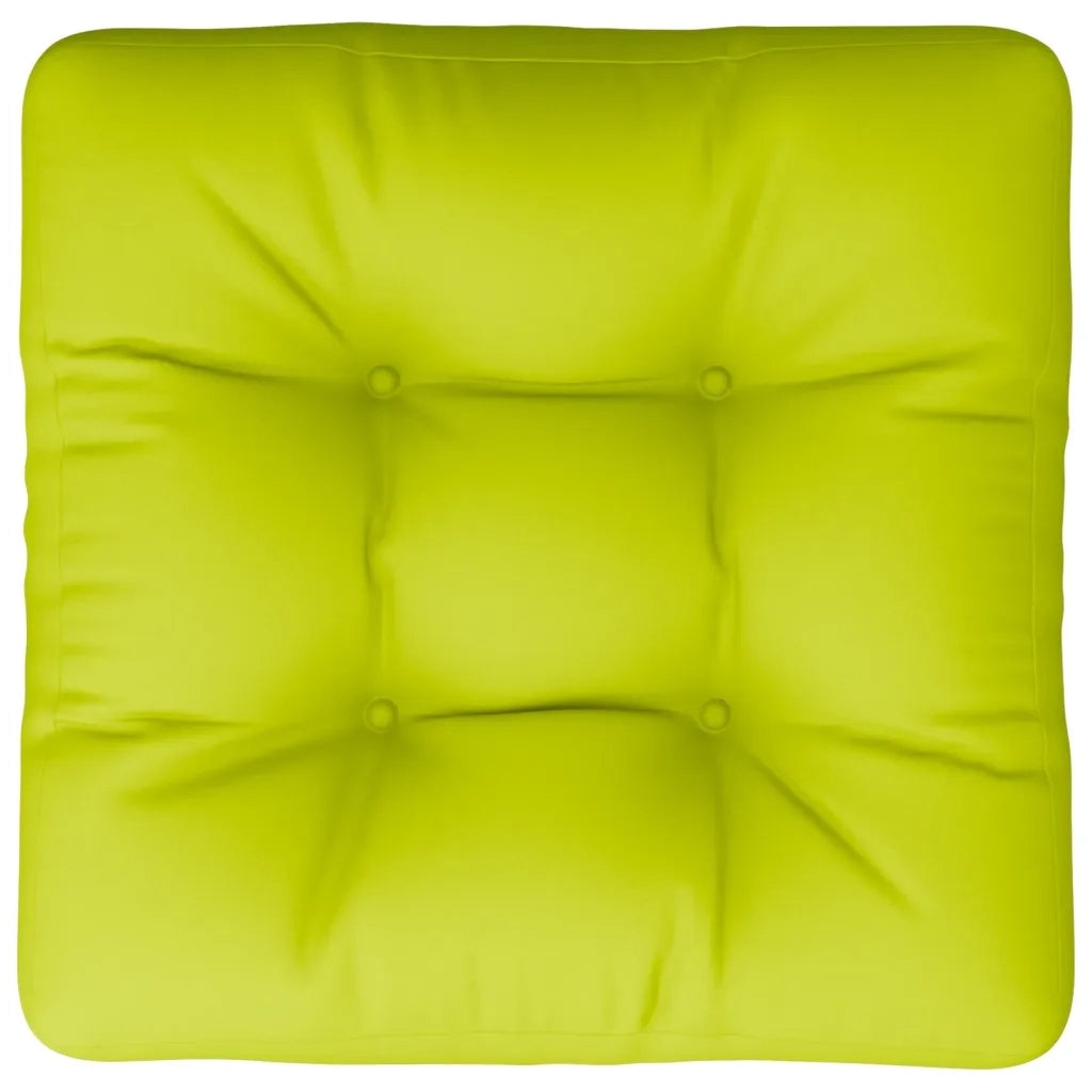 Cuscino per Pallet Verde Brillante 50x50x12 cm in Tessuto 360436