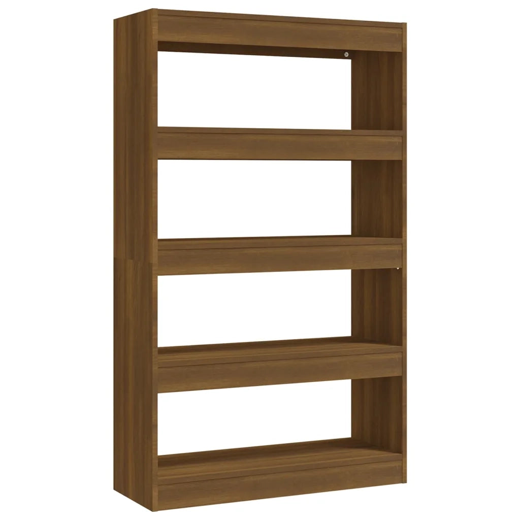 Libreria/Divisorio Rovere Marrone 80x30x135 cm in Truciolato 813622