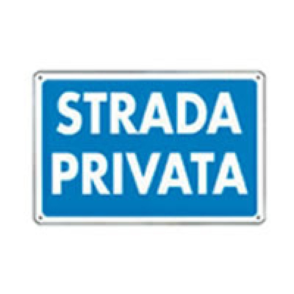 Cartello strada privata 20x30 b0 8lqz7znt