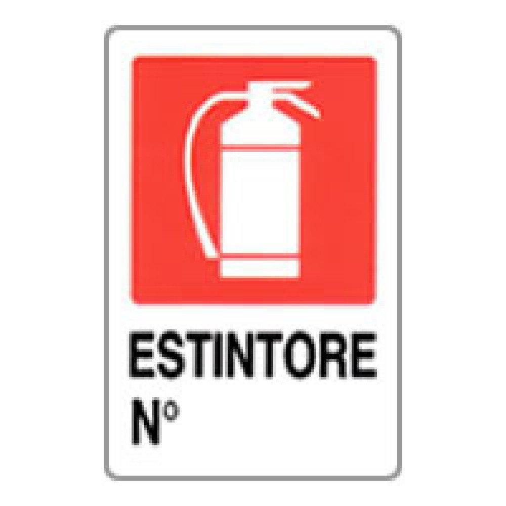 Cartello targa estintore 20x30
