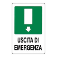 Cartello uscita d emergenza 20x3 0 b08lqzdk81