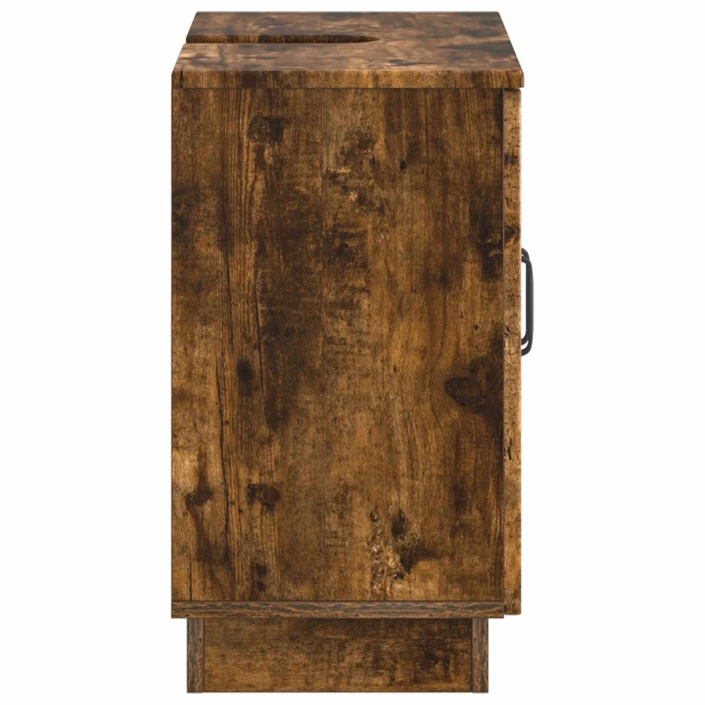 Armadio per Lavabo da Bagno HOORN Rovere Fumo 897230