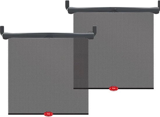 Ombrellone per Auto 2 Pezzi - Protezione UV - Bambini - Rimovibile - Indicatore di Calore - Veicoli - Accessorio di Sicurezza per l'Automobile