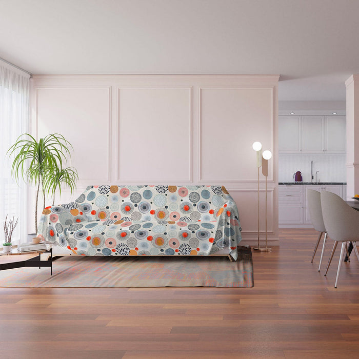 Telo Arredo Copritutto 170x260 cm Copridivano in Microfibra Acquerello