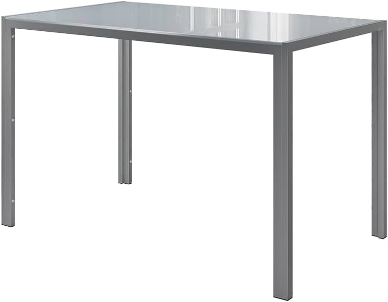 Tavolo da pranzo Grand, Grigio, 120 x 70 cm, per l’utilizzo come set da pranzo in cucina o sala da pranzo