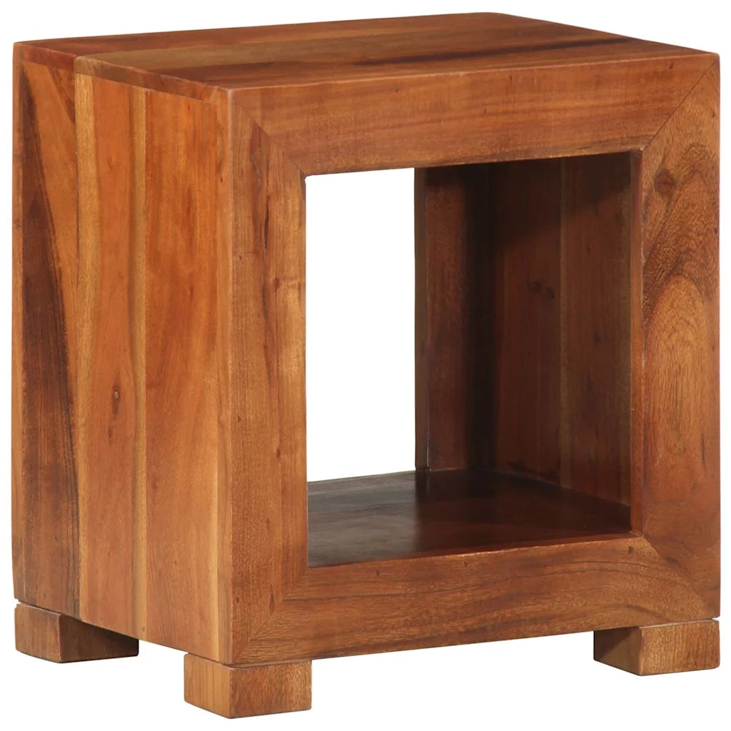 Tavolino 37x29x40 cm in Legno Massello di Acacia 4102377
