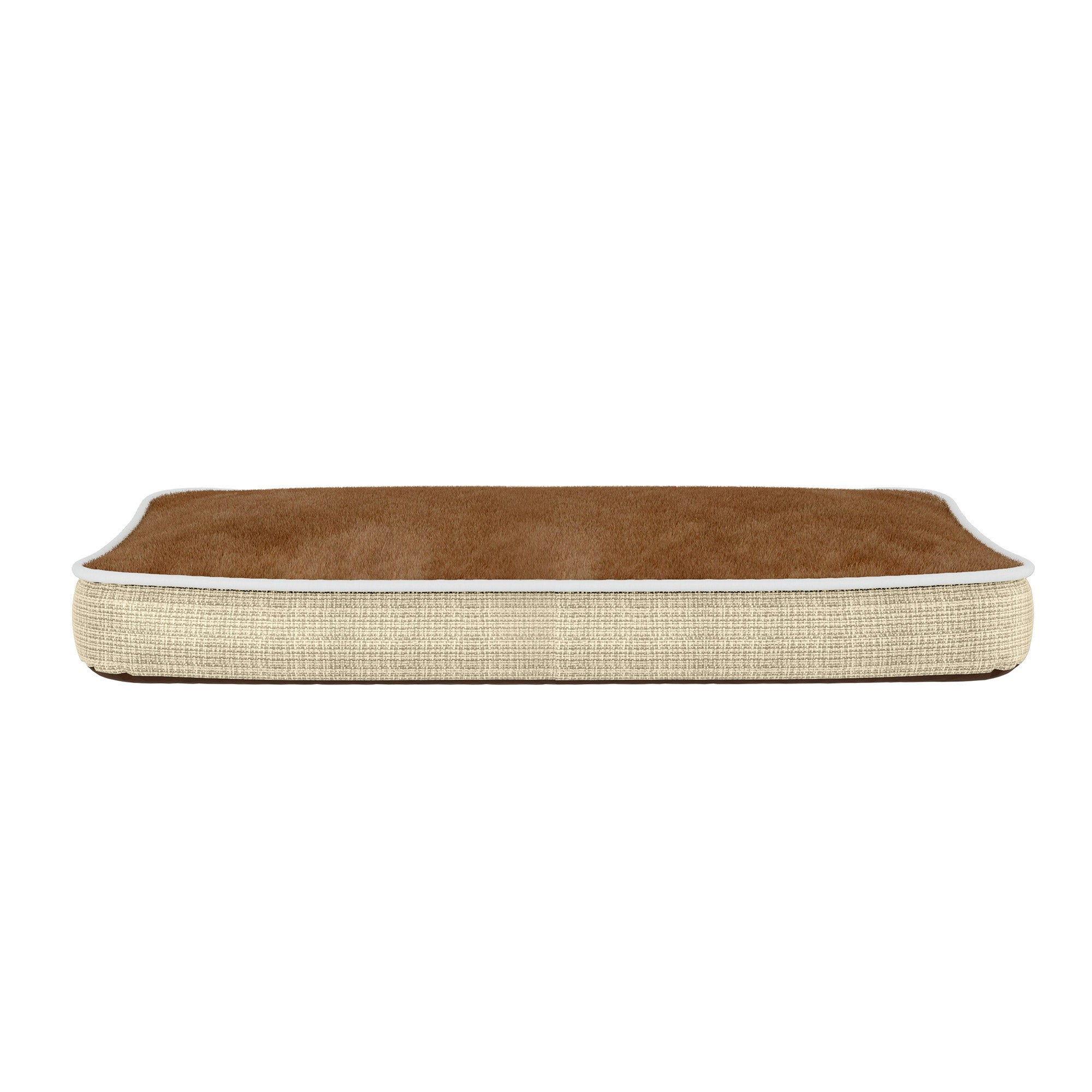 Maxi Cuscino Imbottito per Cani e Gatti 66x49x12cm Tortora