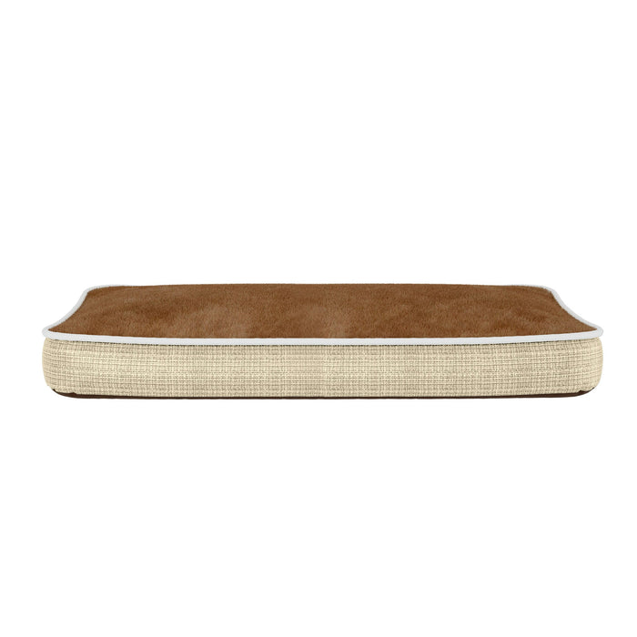 Maxi Cuscino Imbottito per Cani e Gatti 89x65x12cm Tortora