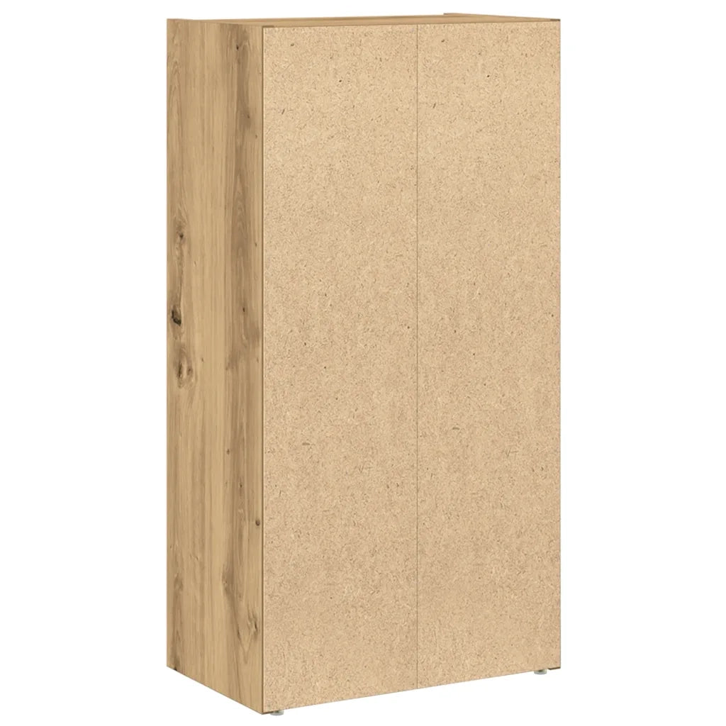 Libreria-Scaffale per Libri-Mobile di Stoccaggio Rovere Artigianale 40x24x77 cm in Legno Multistrato