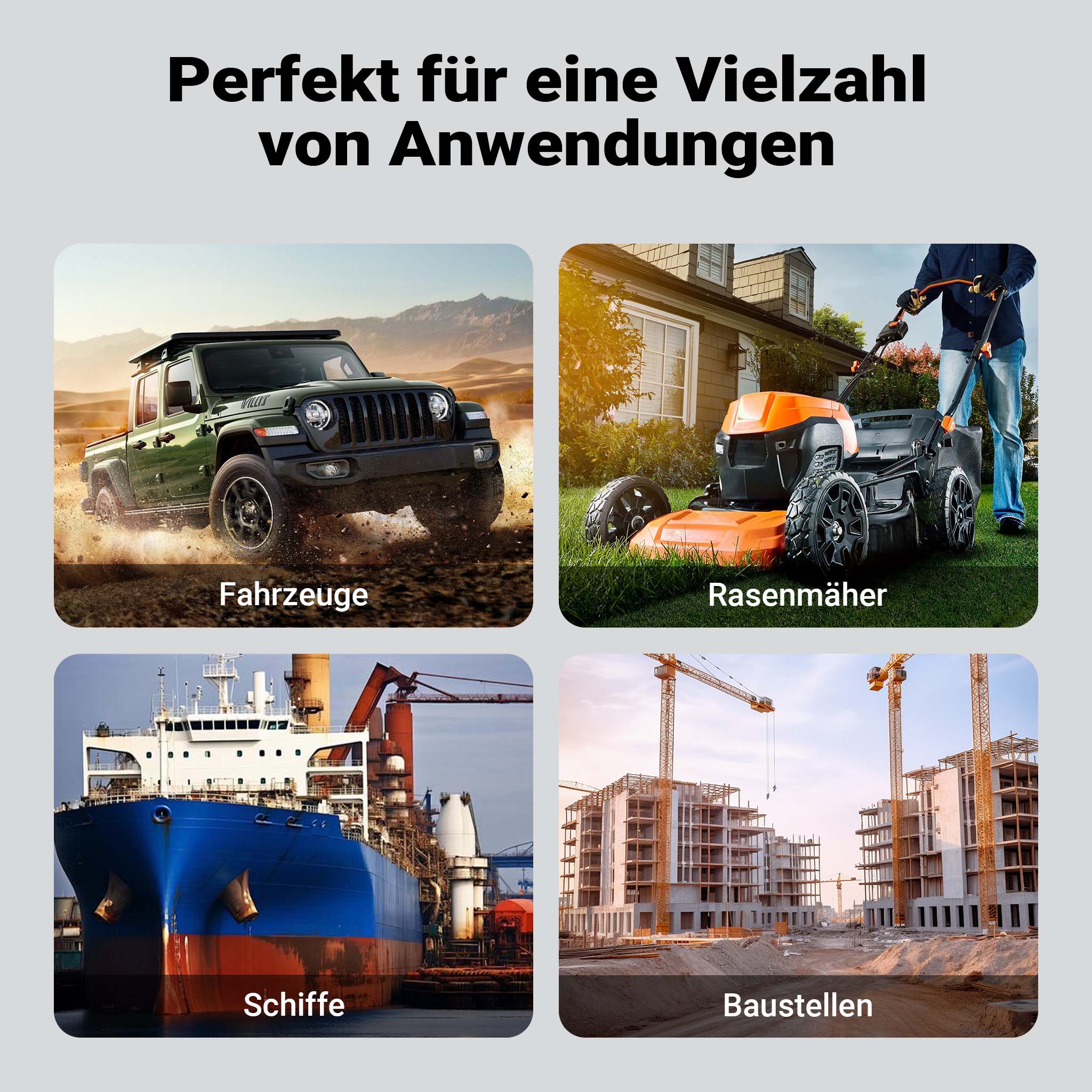 Serbatoio portatile per travaso carburante da 48 l con pompa da 12 V, pompa mobile per diesel e benzina