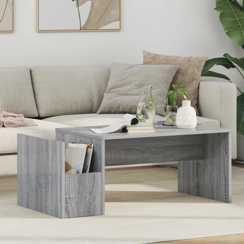 Tavolino da salotto Grigio Sonoma 90 x 45 x 35 cm