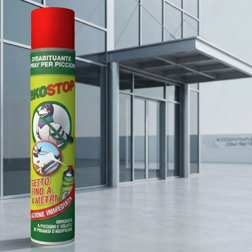 Prochimica ekostop disabituante piccioni e volatili spray fino a 4 metri 750 ml