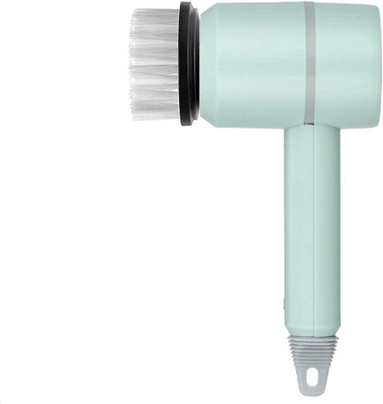 Spinscrubber elettrico con 3 teste di spazzolatura intercambiabili - Spazzolatrice elettrica - Spazzolatrice manuale con 3 teste di spazzolatura intercambiabili - Spazzolatrice per bagno/gootsteen/finestre/calefazioni - Classe energetica: Groen