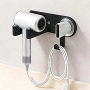 Organizzatore magnetico per asciugamani - Montaggio alla parete - Organizzazione bagno - 3 funzionalità - 24 x 10 x 4,5 cm - Nero