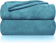 Pallone soffice e super morbido - alta qualità deken in fleece - deken per divano sprei e deken per sofa - adatto per estate - elegante deken per divano - azzurro turquesa 200x150 cm deken per campeggio