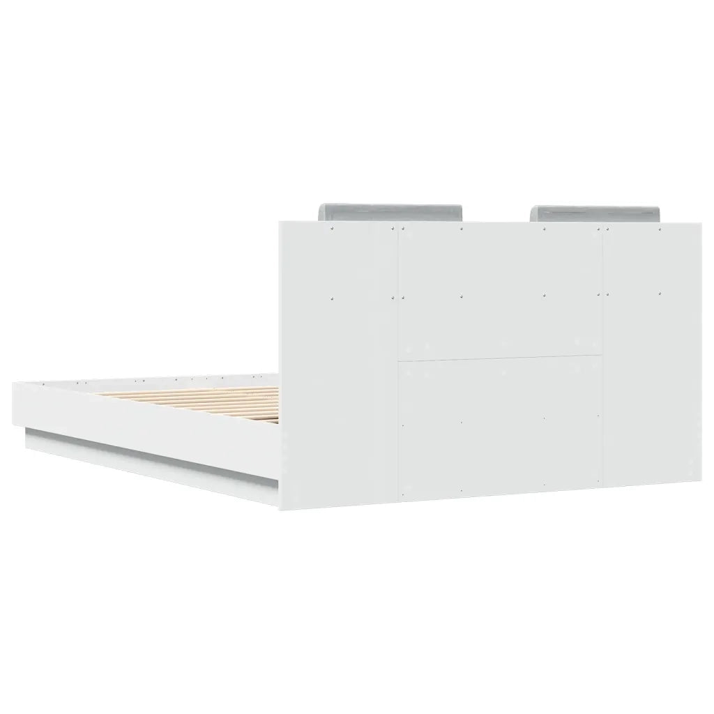 Giroletto con LED senza Materasso Bianco 120x200 cm 3210017