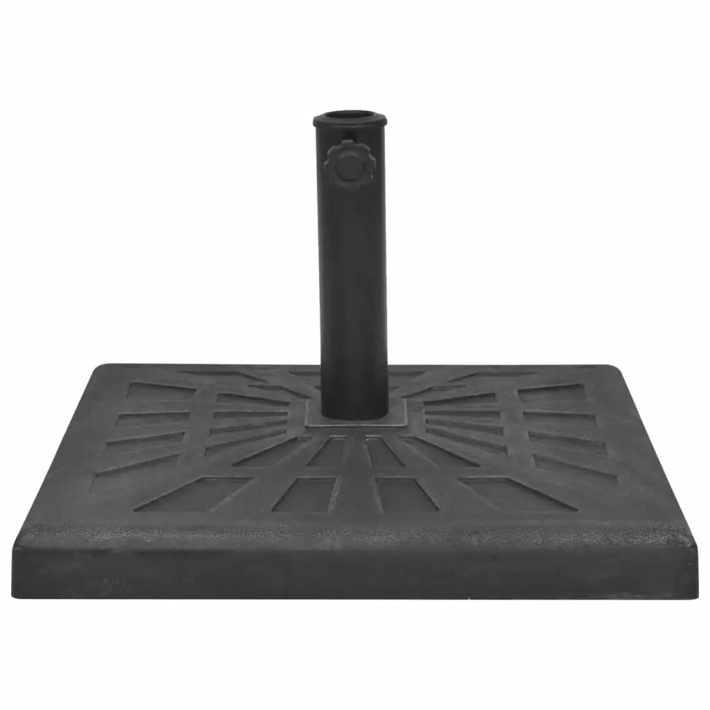 Base per Parasole Quadrata in Resina Nera 19 kg CFW1242584
