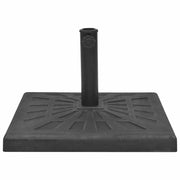 Base per Parasole Quadrata in Resina Nera 19 kg CFW1242584