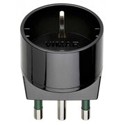 00303 Adattatore Semplice Sicury S17 + P30 Nero