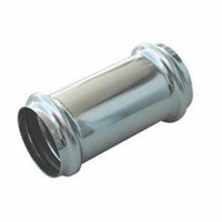 Cannuccia cromata con 2 o rings d.40