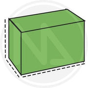 COPERTURE TELI COVER DI IN PE PER PANCHINA CM.152x76x81H