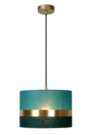 Lampada a sospensione Lucide Extravaganza verde oro E27