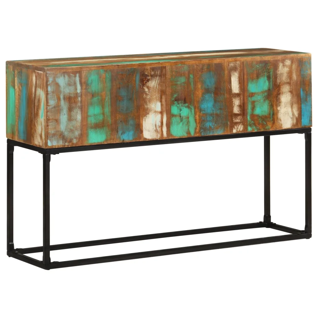 Tavolo Consolle 120x30x75 cm in Legno Massello di Recupero 320822