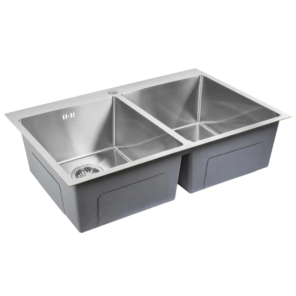 Lavello In Acciaio Toby Brush Steel senza rubinetto da cucina