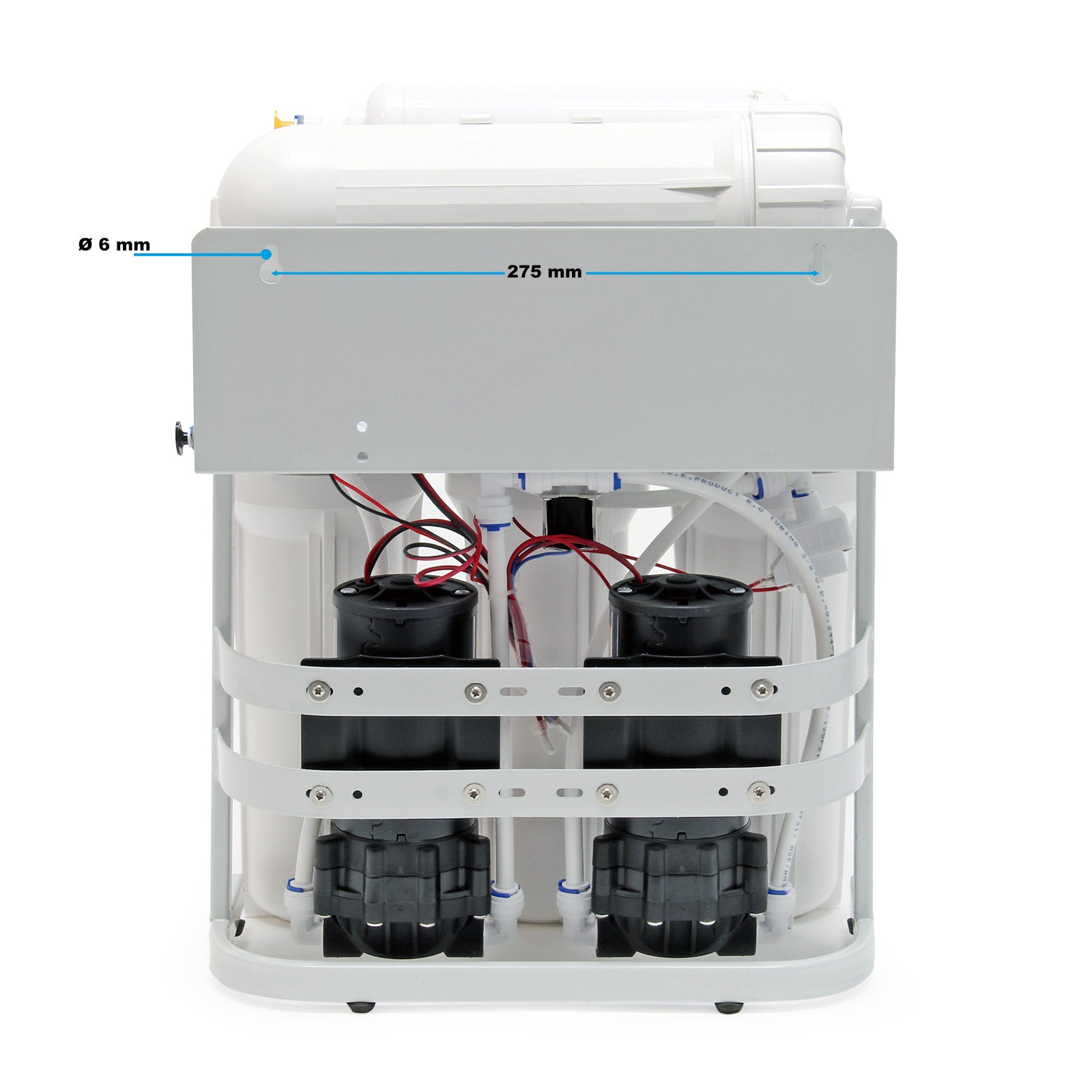 Naturewater NW-RO400-E2 Impianto osmosi inversa, filtrazione 5 stadi con pompa, membrana RO 1500l/giorno