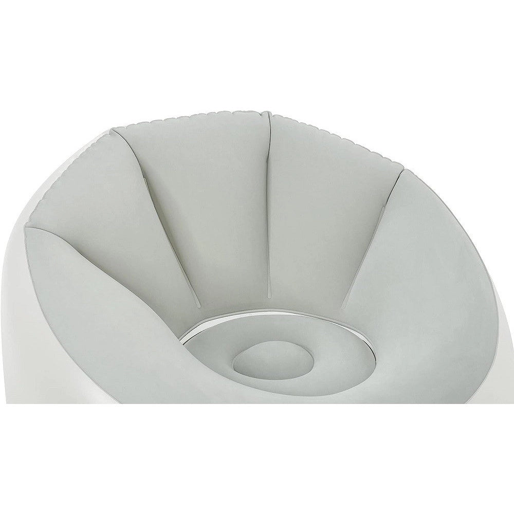 Trade Shop - Pouf Gonfiabile Rotondo Con Luce Led Integrata 102 X 97 X 71 Cm Multicolor 75086 -