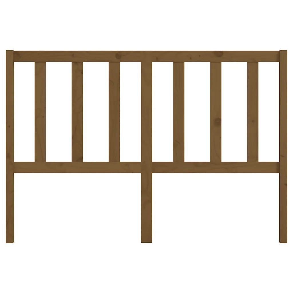 Testiera per Letto ambra 156x4x100 cm in Legno Massello di Pino