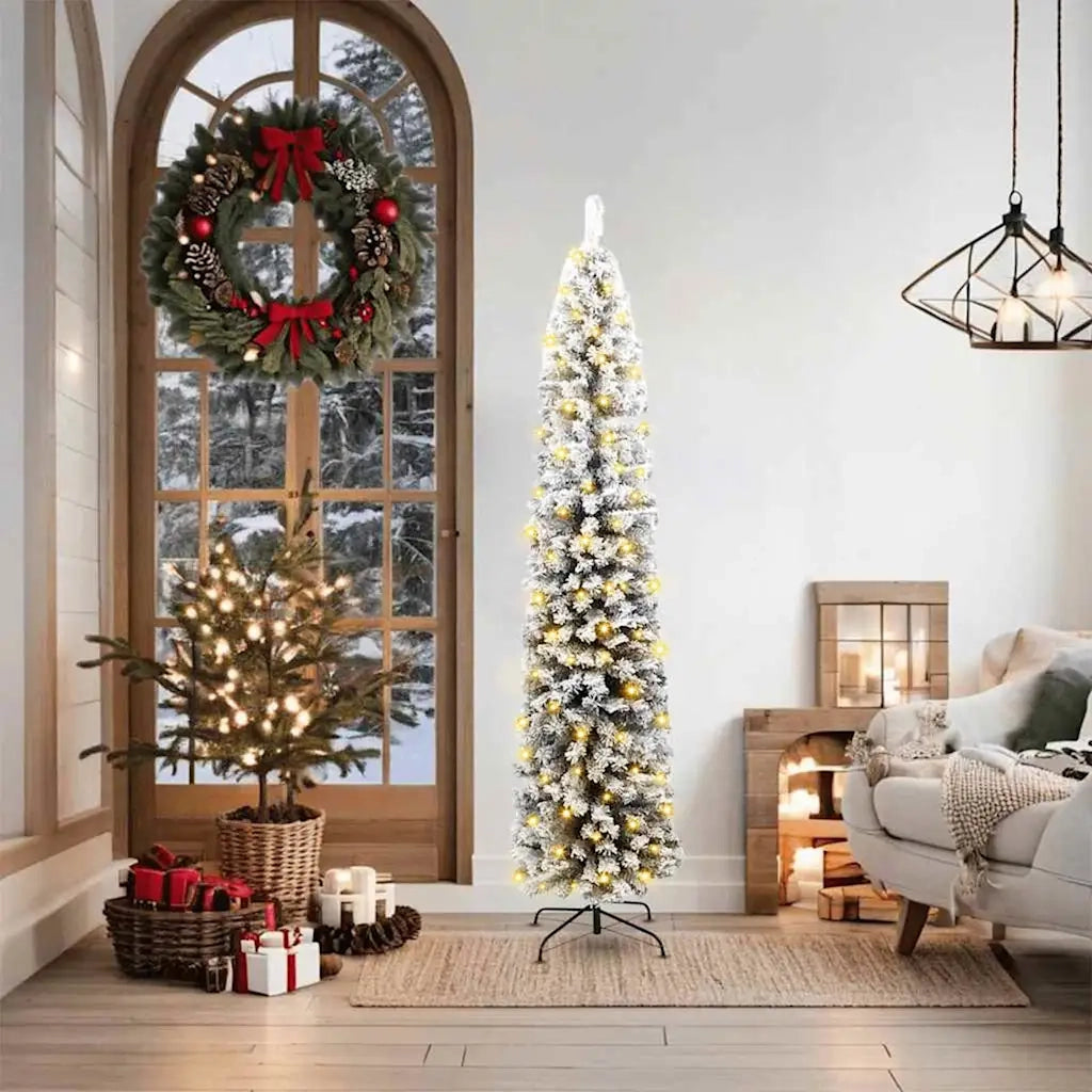 Albero di Natale artificiale con 300 LED Verde 180 cm 3395014