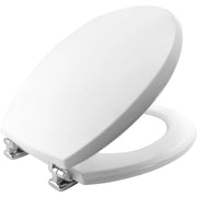 Trade Shop - Copriwater Universale In Legno Mdf Resistente Con Chiusura Soft Wc Bagno 37x45 -        3,5