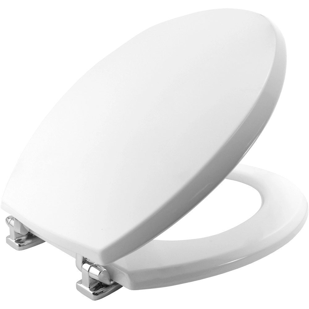 Trade Shop - Copriwater Universale In Legno Mdf Resistente Con Chiusura Soft Wc Bagno 37x45 -        3,5