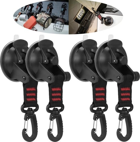 Otturini per tenda - Accessori tenda - Otturini per tenda - Otturini con chiodi - Chiodi otturini - 4 pezzi - Otturini con chiodi - Resistenza extra alta fino a 10 kg - Per campeggio - camper - casa - tenda - Chiodo senza perforazione