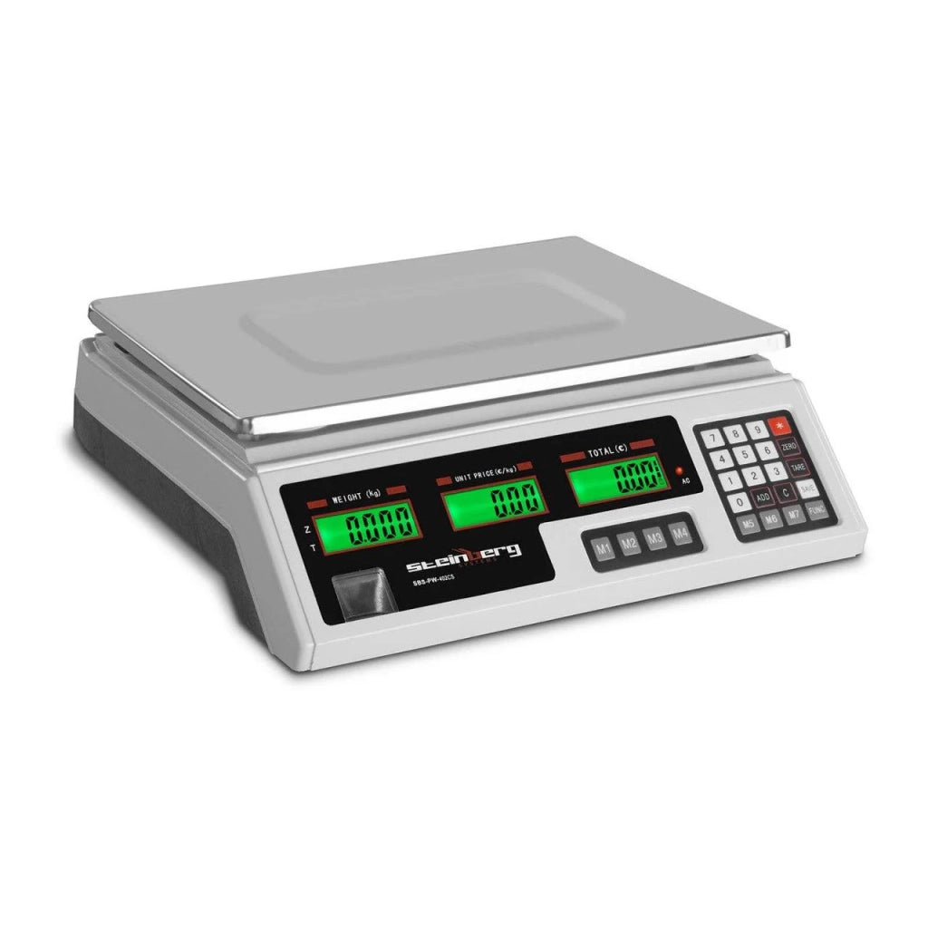 Bilancia per calcolo del prezzo - 40 kg / 2 g - 33,9 x 23,3 x 0,6 cm 14_0000064