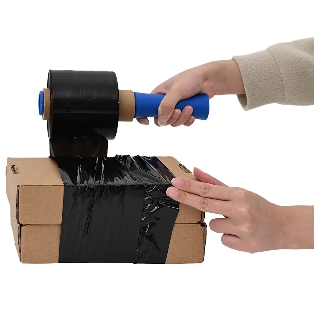 vidaXL Film Estensibili 50 pz Nero 23 μm 10 cm x 150 m