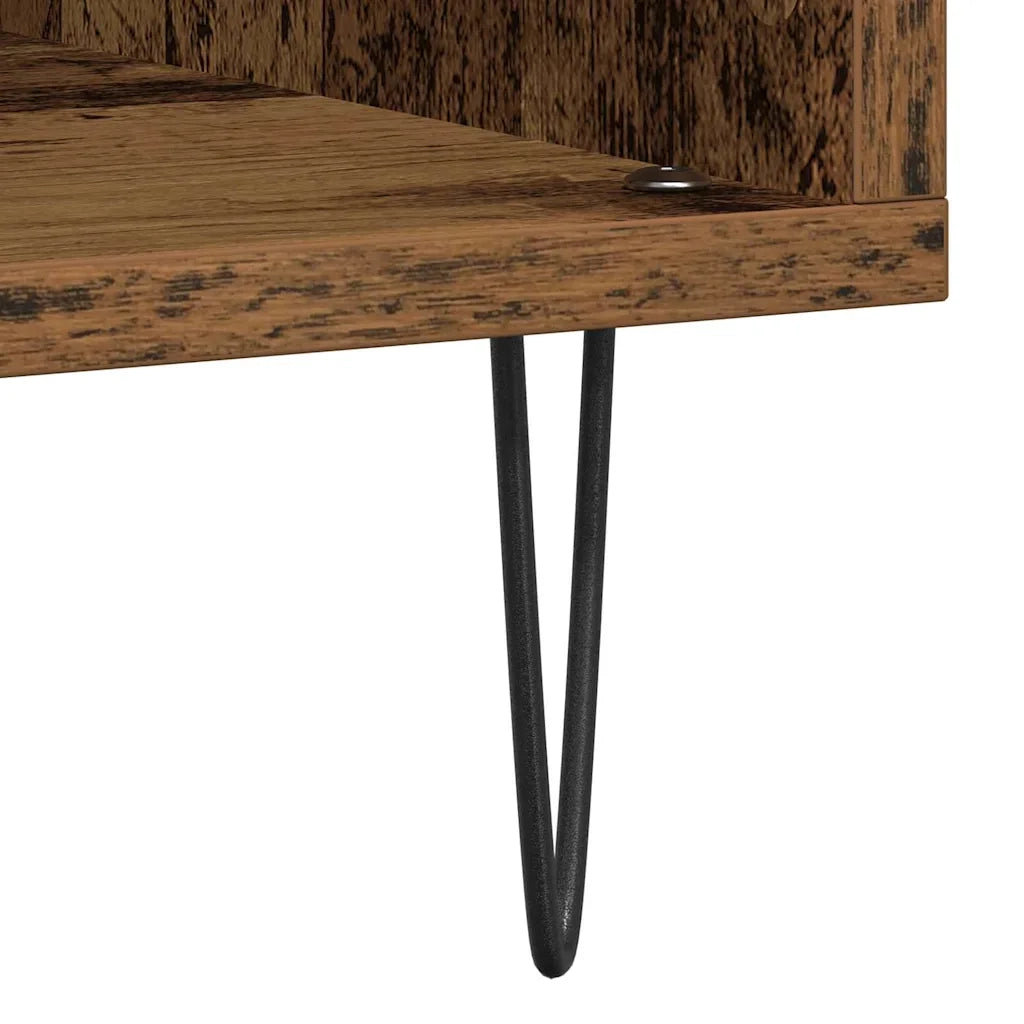 Mobile porta vinili Legno vecchio 100 x 38 x 48 cm CFW1626789
