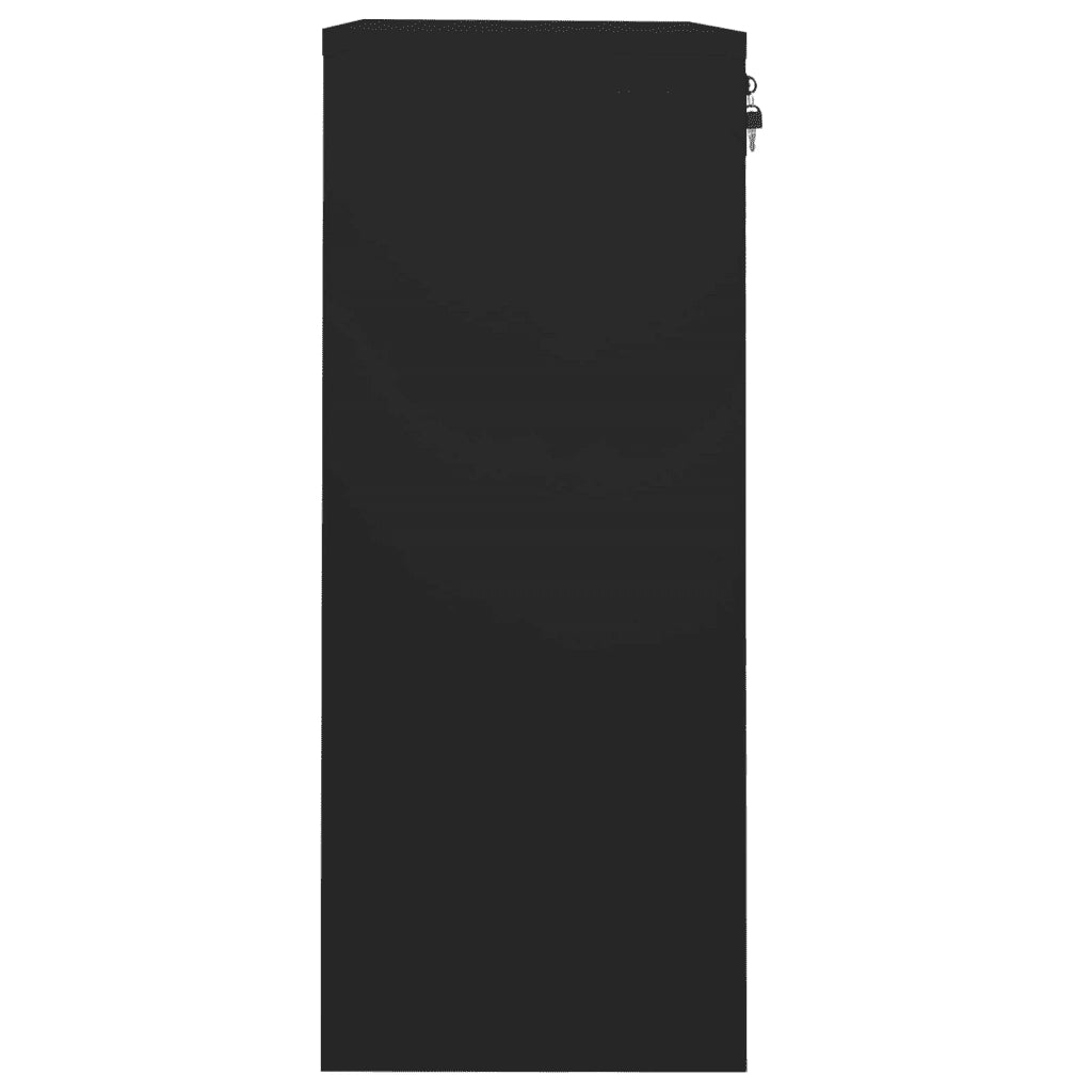Armadio per Ufficio Nero 90x40x102 cm in Acciaio cod mxl 51704