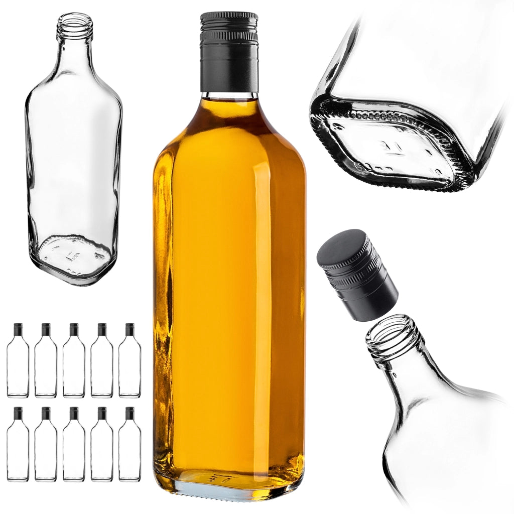 KADAX Butelka WHISKY500 500ml pakiet 10szt z zakrę